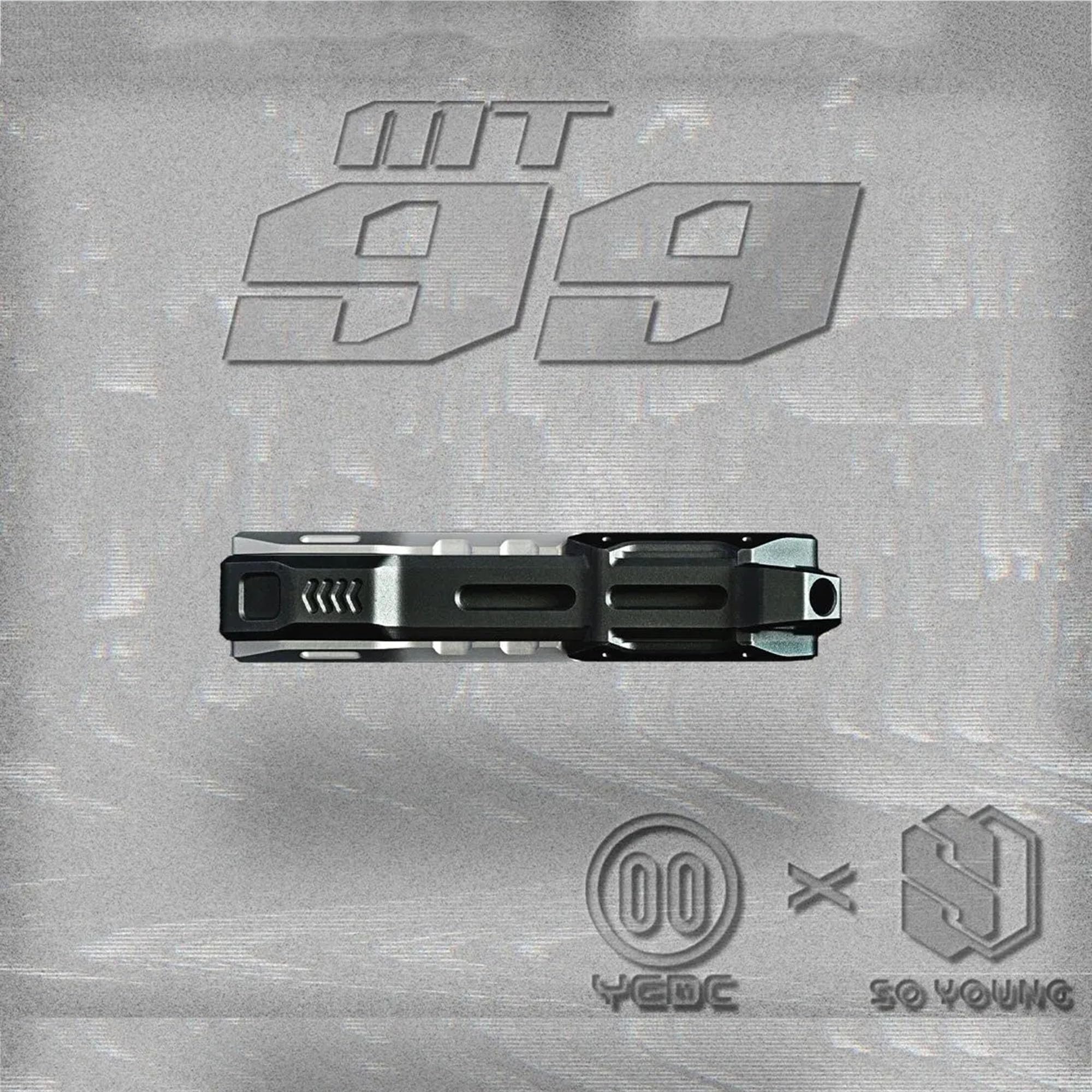 Amazon | QHYITONTI フィジェットスライダー MT99 チタン EDC