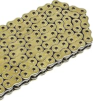 Vista 7 de Caltric Cadena de transmisión de junta tórica compatible con Ducati 800 Monster 800 S2R S2-R 2004-2007 dorado