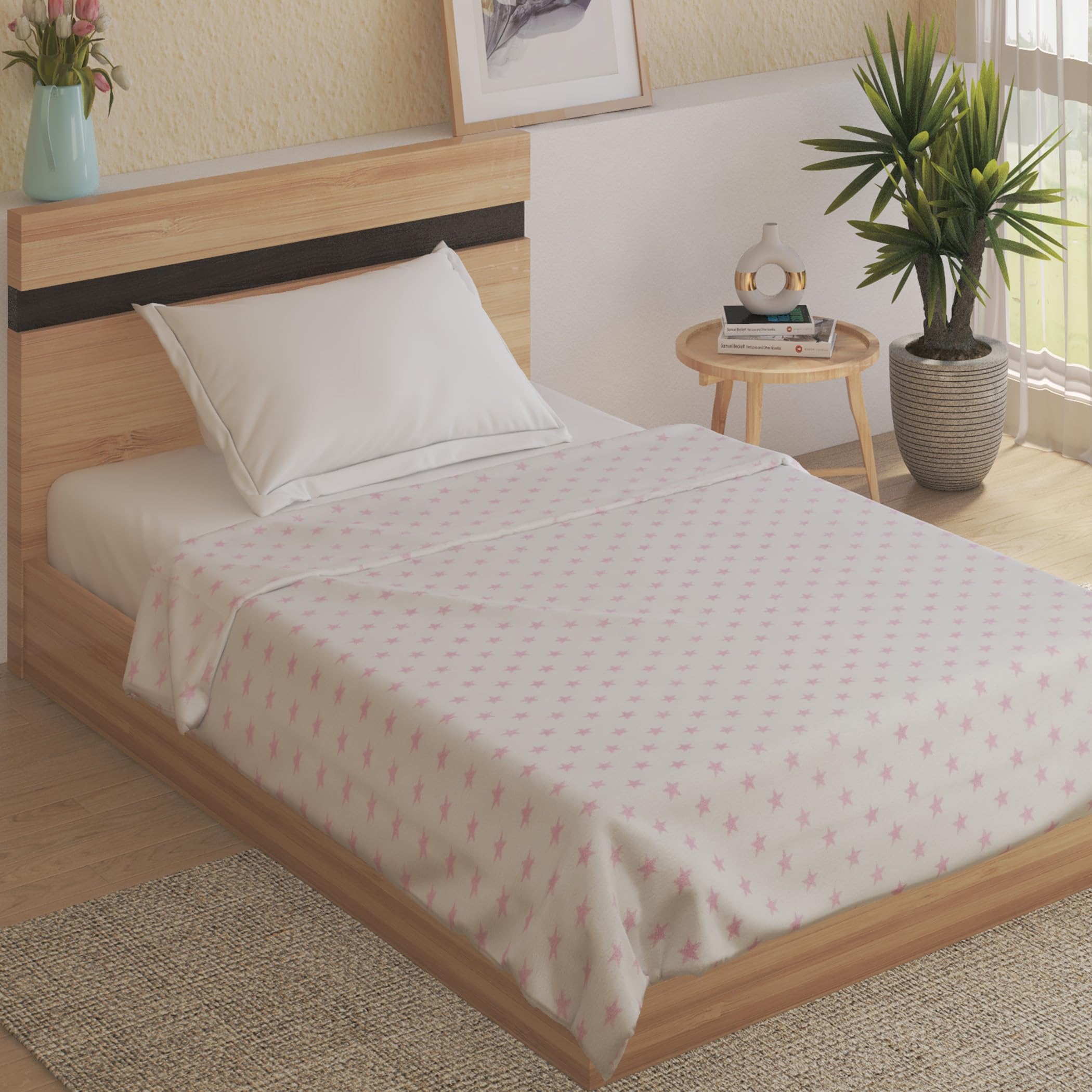 Home Centre Corsica Slate Kids Heart Print Single Blanket-picture-36