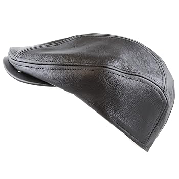 The Hat Depot Premium Quality Genuine Leather and 100% Wool