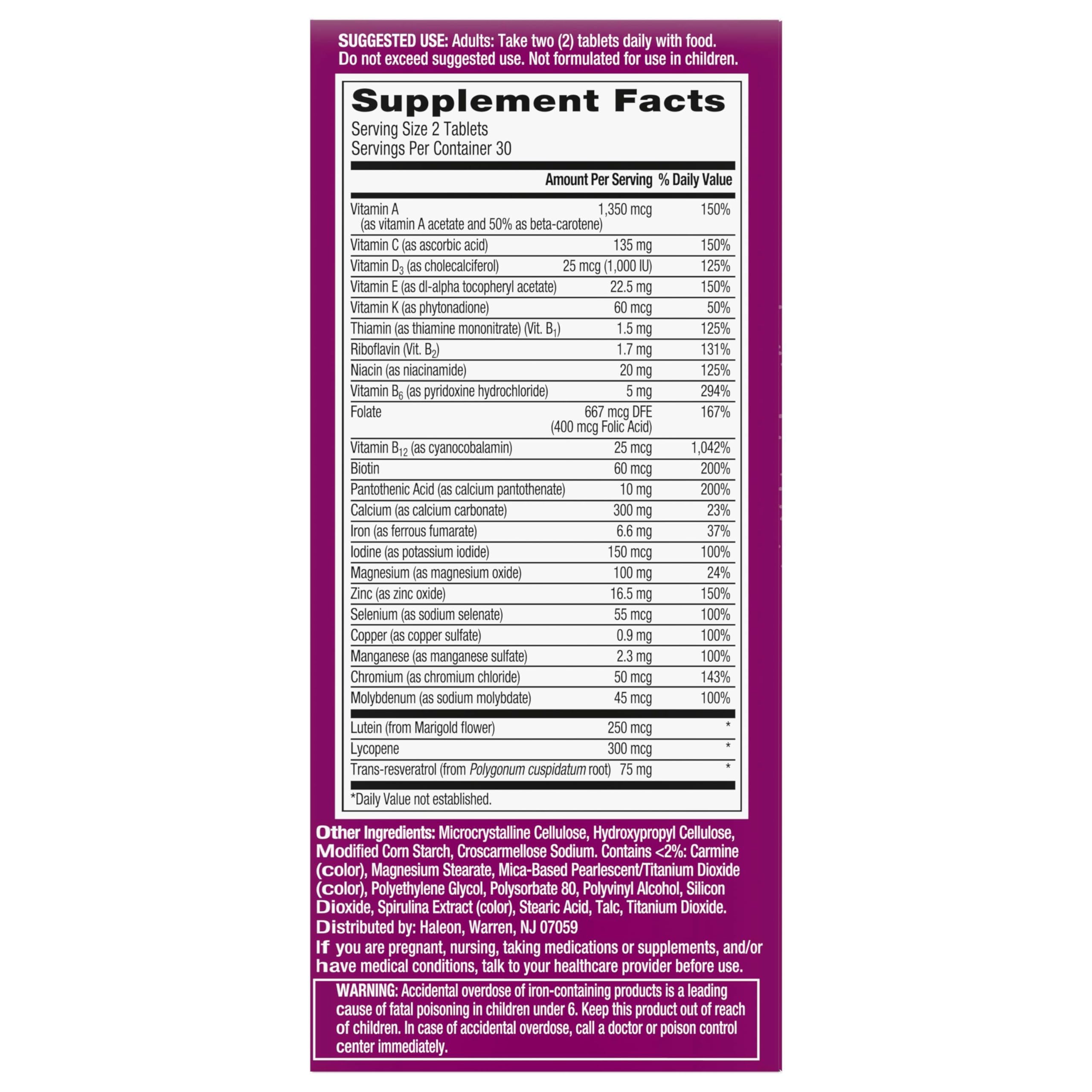Centrum Age Defy for Women 35 and Over, 60 Tablets — Amazon image 16