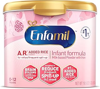 Enfamil A.R. Infant Formula, Reduces Reflux & Spit-Up, DHA for Brain Development, Probiotics to Support Digestive & Immune...