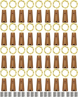 Hortsun 60 Pack Wine Bottle LED Lights with Cork Fairy Mini String Light...