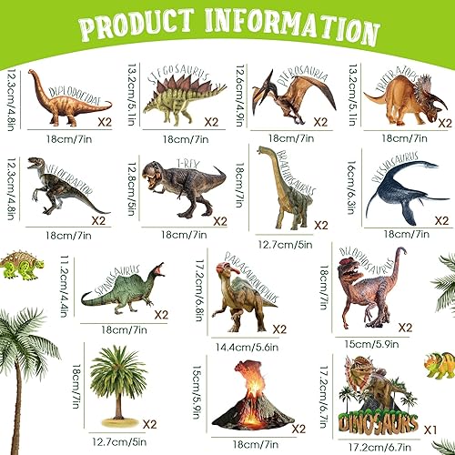 Miniatura 2 de Faccito 57 espirales colgantes de dinosaurio, decoraciones de fiesta de cumpleaños, suministros de fiesta temática de selva, espirales de aluminio