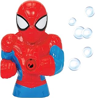 Little Kids Marvel Spider~Man Action Bubble Blower Machine  Includes Bubble Solu - Compare price