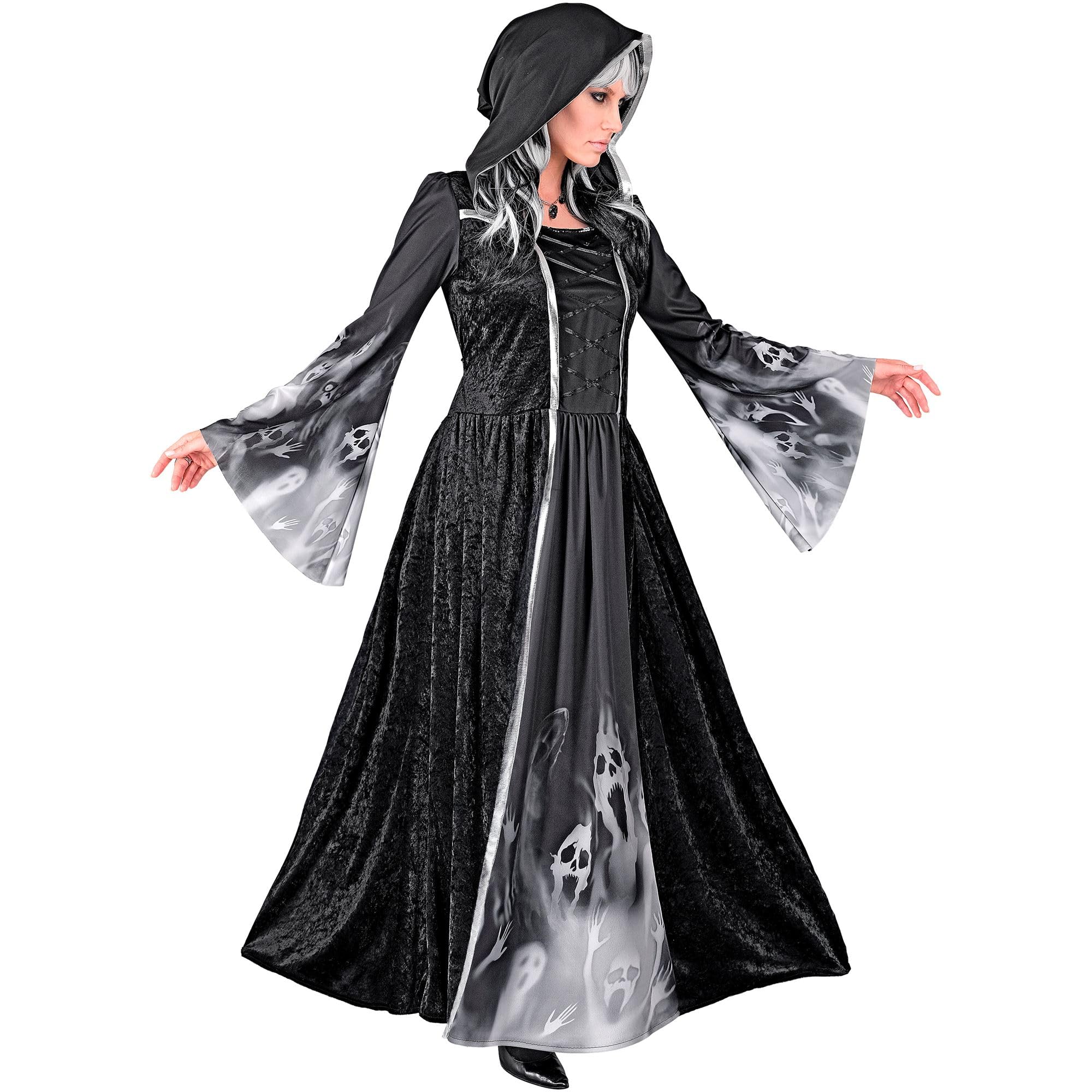 W WIDMANN MILANO Party Fashion 22439 Kostüm Schreiende Seelen Costume Screaming Souls, Black, XS - Image 2