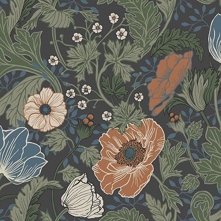Apelviken Anemone Floral Vines Yellow Galerie Wallpaper Amazon Co Uk Diy Tools