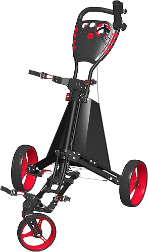 Easy Drive Carrito de empuje, negro/rojo