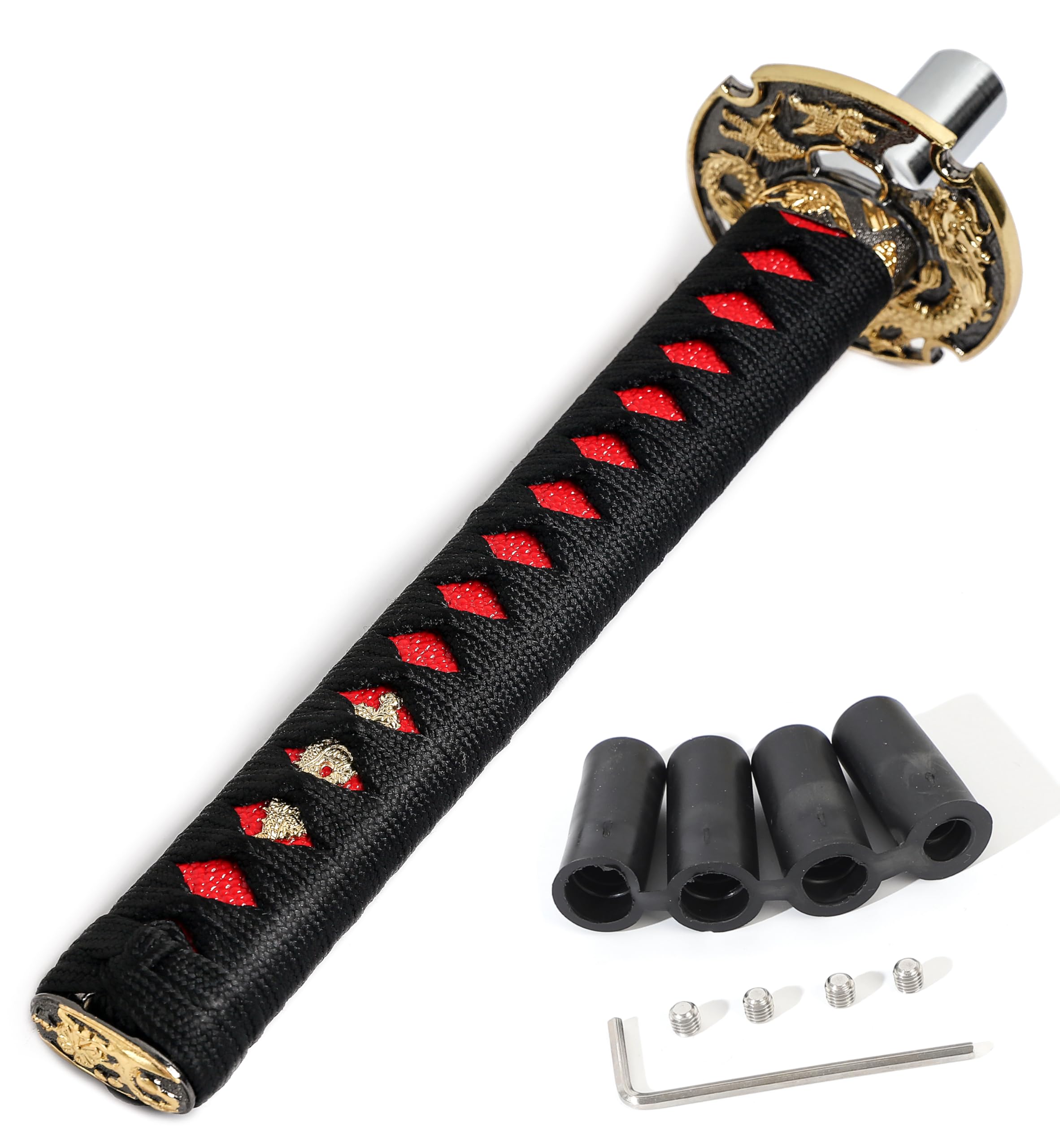 Amazon.co.jp: ライフパレット 日本刀シフトノブ ロング 武将 柄 M8