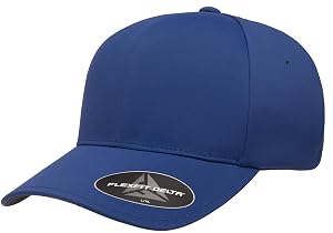 Flexfit Original Blank Flatbill Premium Fitted 210 Hat Royal