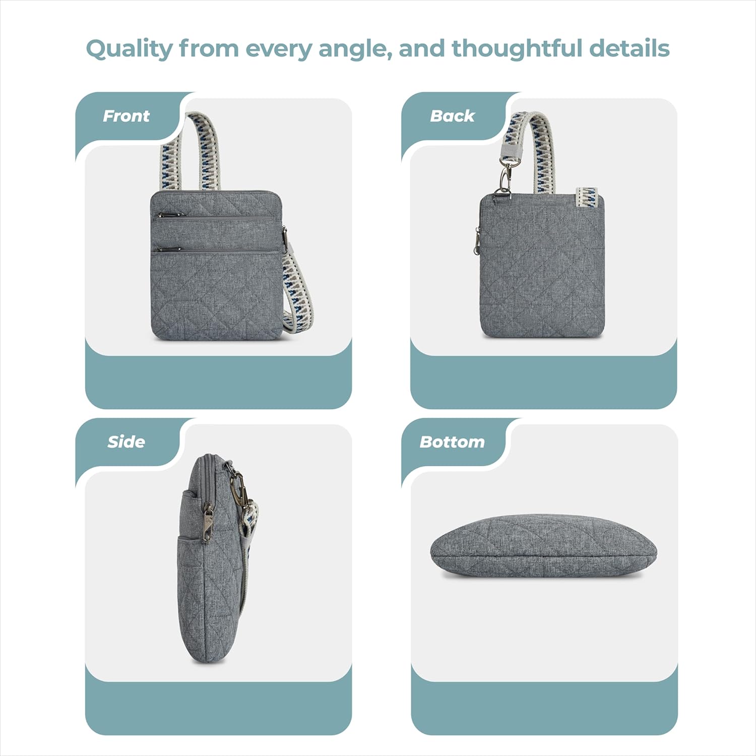 Travelon Anti-Theft Boho Slim Crossbody - Image 5