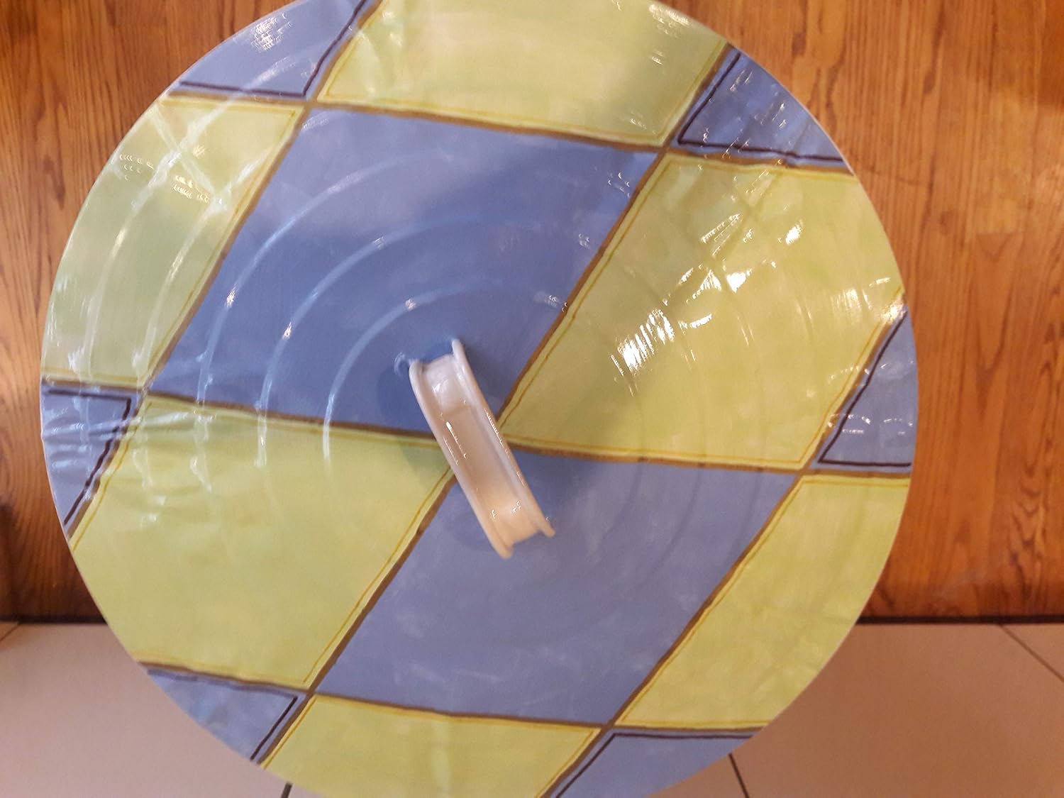 20 Gallon Hand Painted Galvanized Trash Can