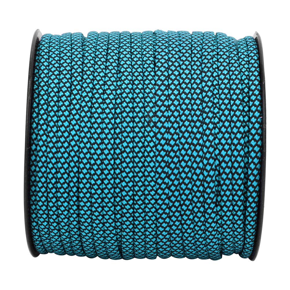 MAGT Core Paracord, 50 m, 4 mm grubości, 7-rdzeniowy, paracord, ratownictwo, smycz do namiotu, lina kempingowa, do plecionek bransoletek na zewnątrz, kolor niebieski