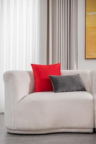 Miniatura 9 de Dezene - 2 fundas decorativas de terciopelo para almohada