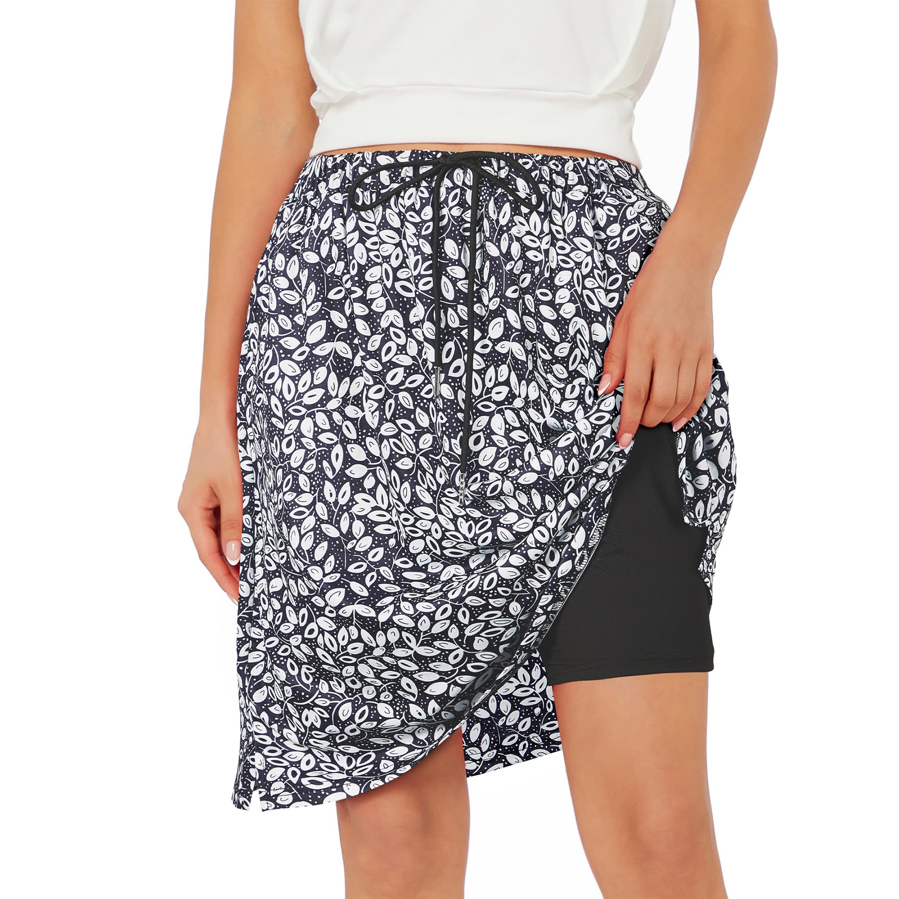 Zando Knee-Length Skort for Women