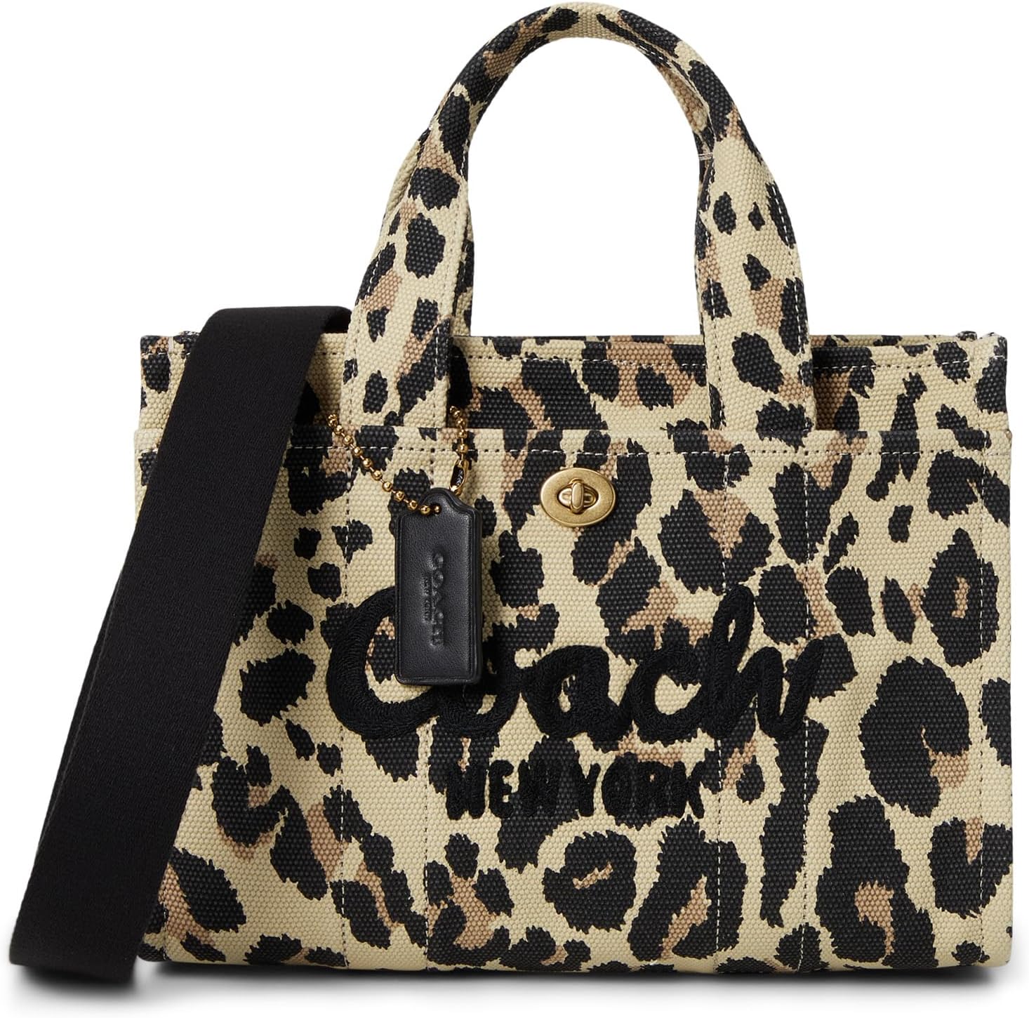 COACH Women's Camo Printed Canvas Cargo Tote 26