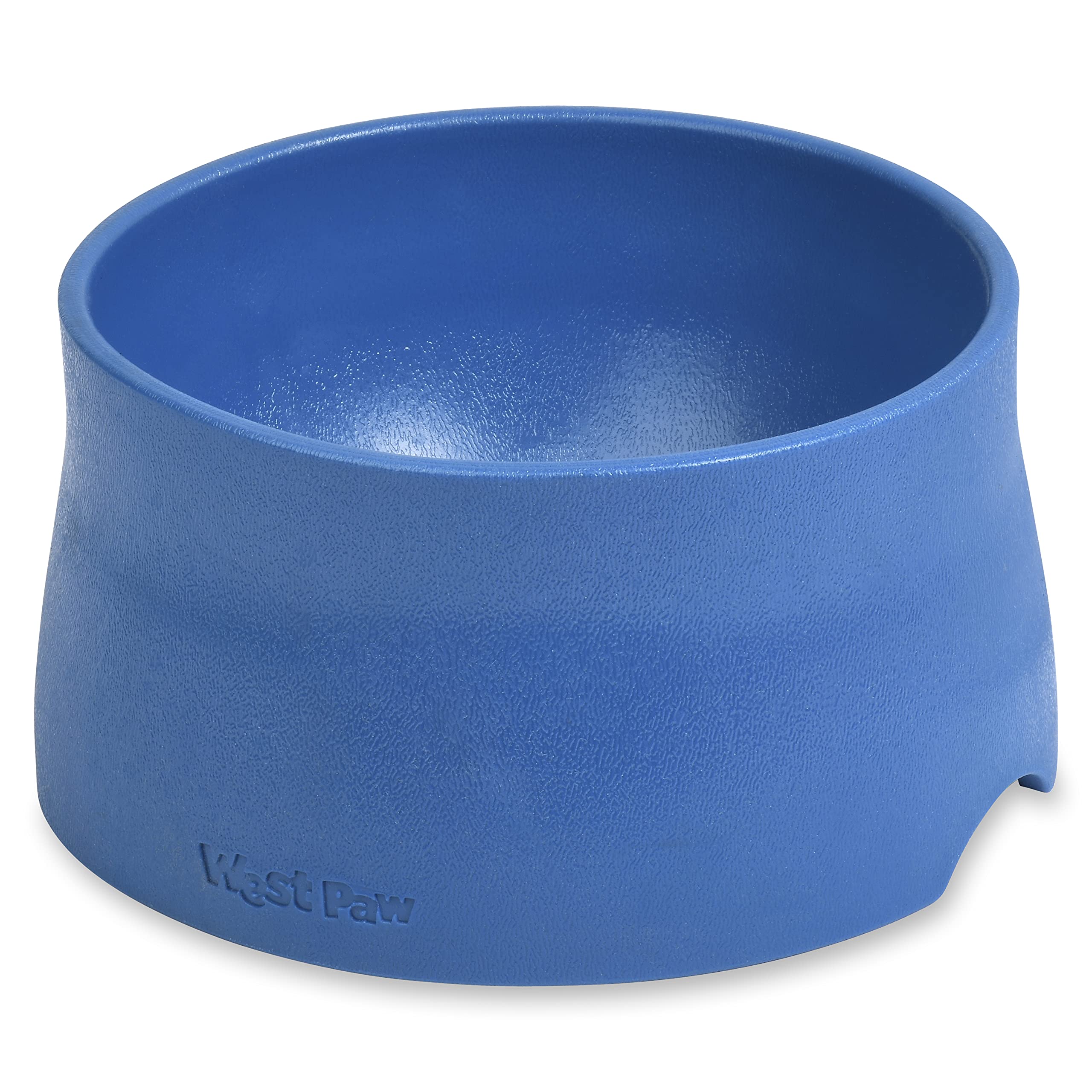 West Paw Seaflex No-Slip Dog Bowl – Less Mess Food Bowls for Dogs, Cats, Pets for Quiet Feeding – Holds 4 Cups of Kibble, 35 Oz. Water – Dishwasher