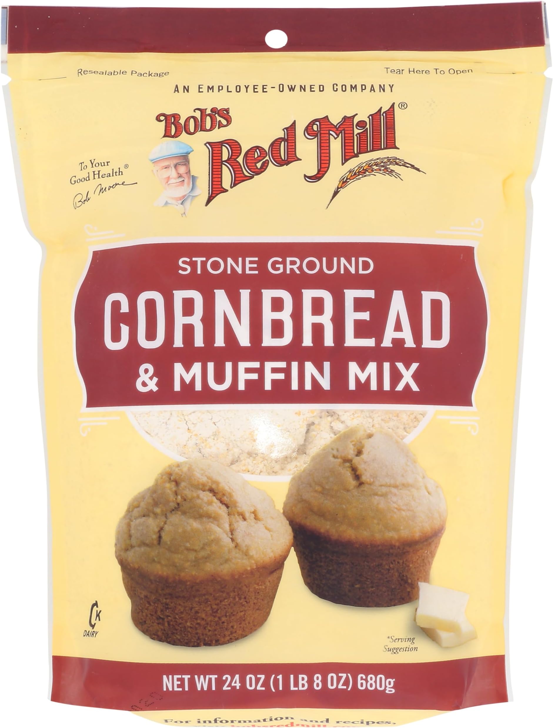 Bob's Red Mill Cornbread & Muffin Mix 24 oz Pkg
