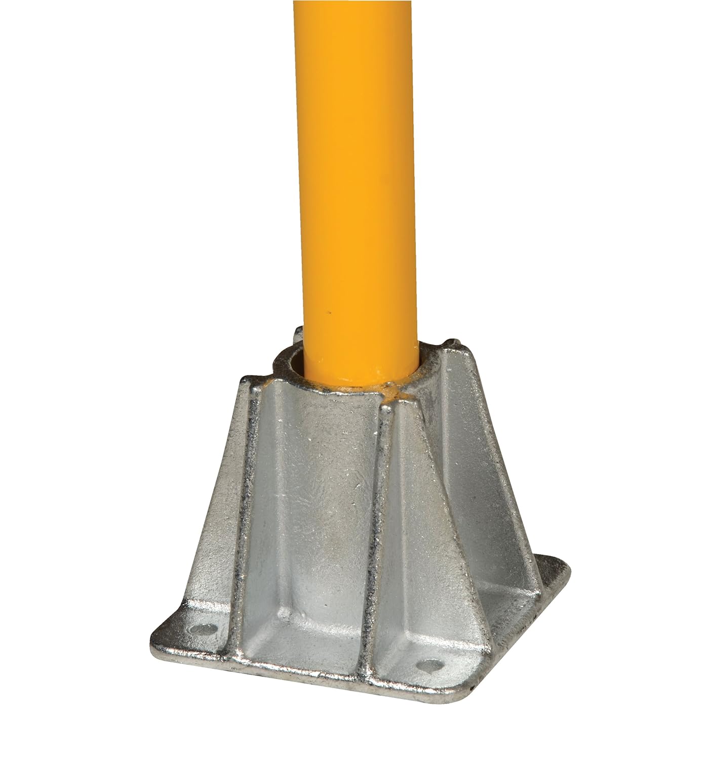 40% Off Discount Vestil VDKR-P101 Single Socket with 4 Bolt Holes for Pipe Safety Railings