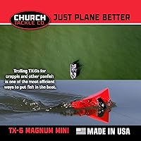 Vista 5 de Mini cepilladora TX-6 Magnum a estribor por Church Tackle Co