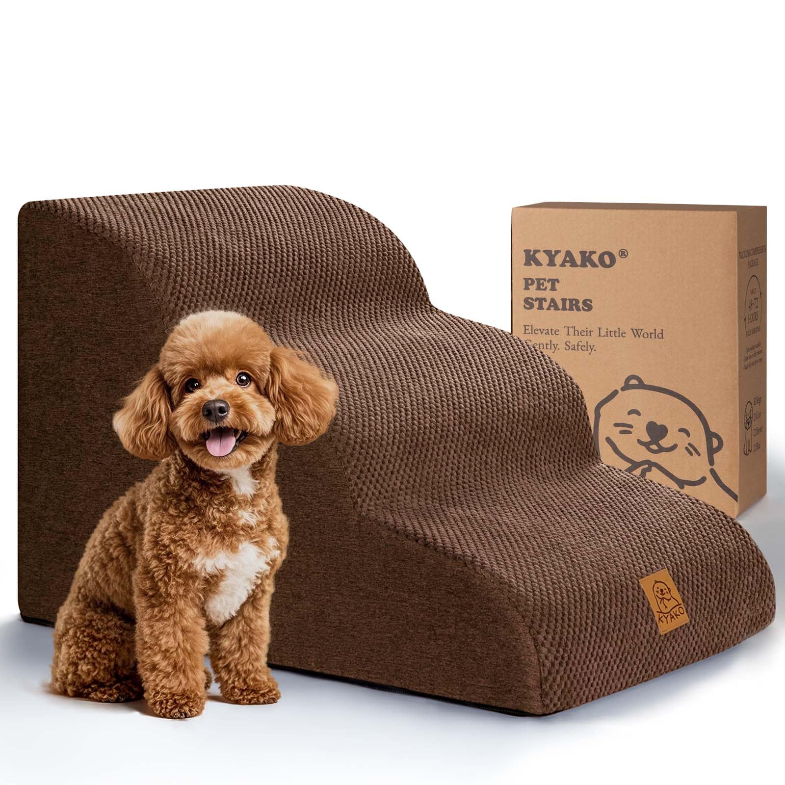 Amazon | KYAKO 犬 階段 犬 ステップ 高さ40CM ペット 階段 犬