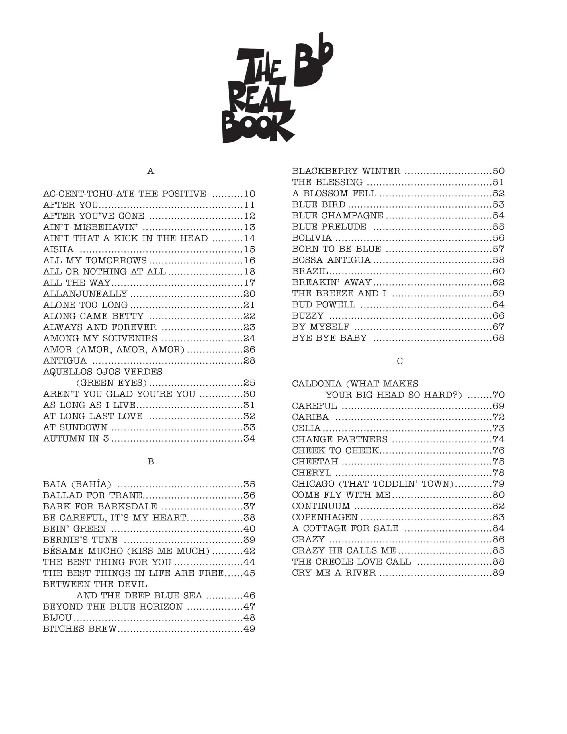 The real book - volume iii (2nd ed.) si bemol instruments