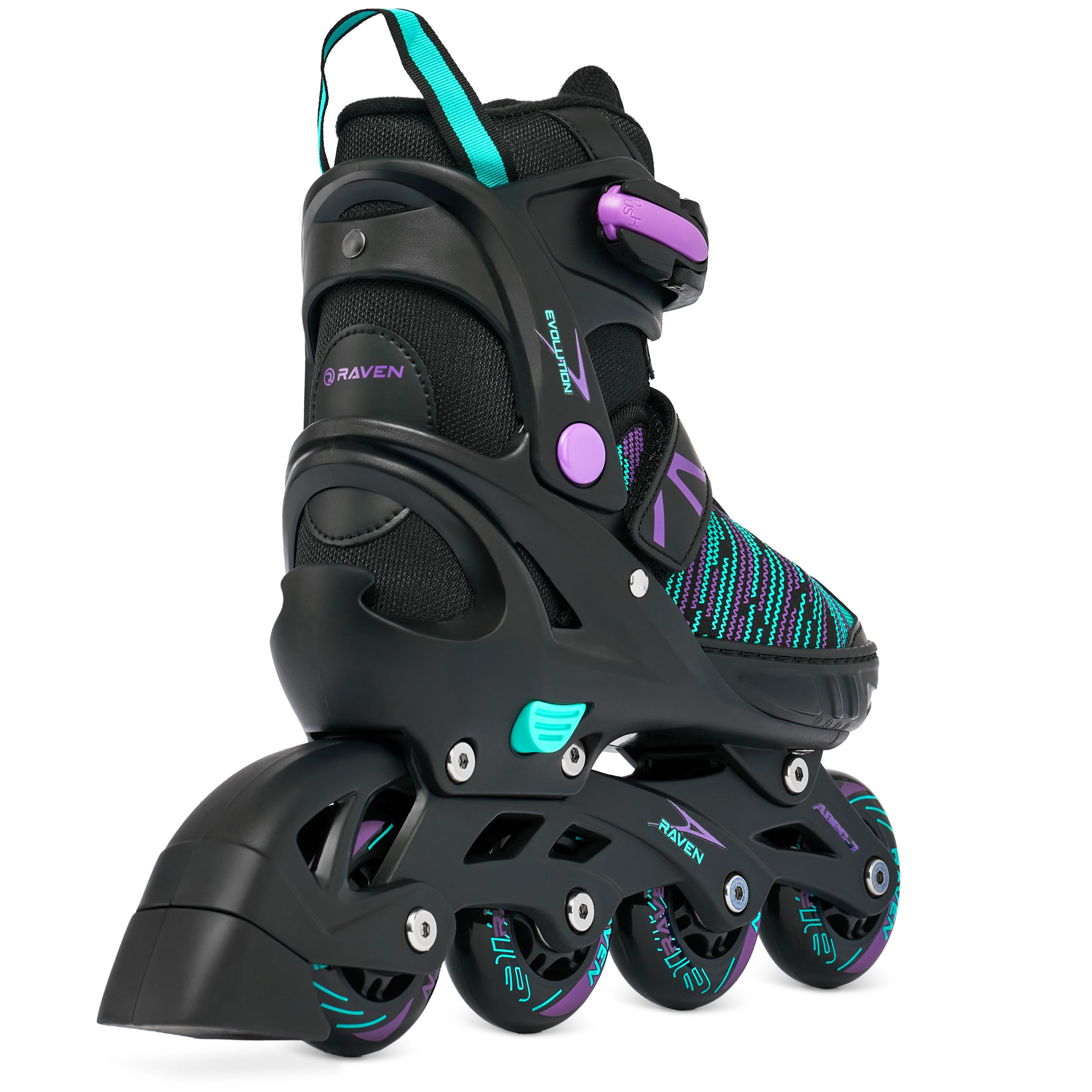 RAVEN 3in1 Inline Skates Pattini in linea Triskates Pattini a rotelle per bambini, adulti, ragazze e donne regolabili Cande