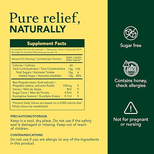 Miniatura 7 de Vall-Eucamiel - Solución oral Eucamiel - 8 fl oz (8.1 fl oz) - Sabor a eucalipto - Apoya la expulsión natural de flema y alivia la garganta para una