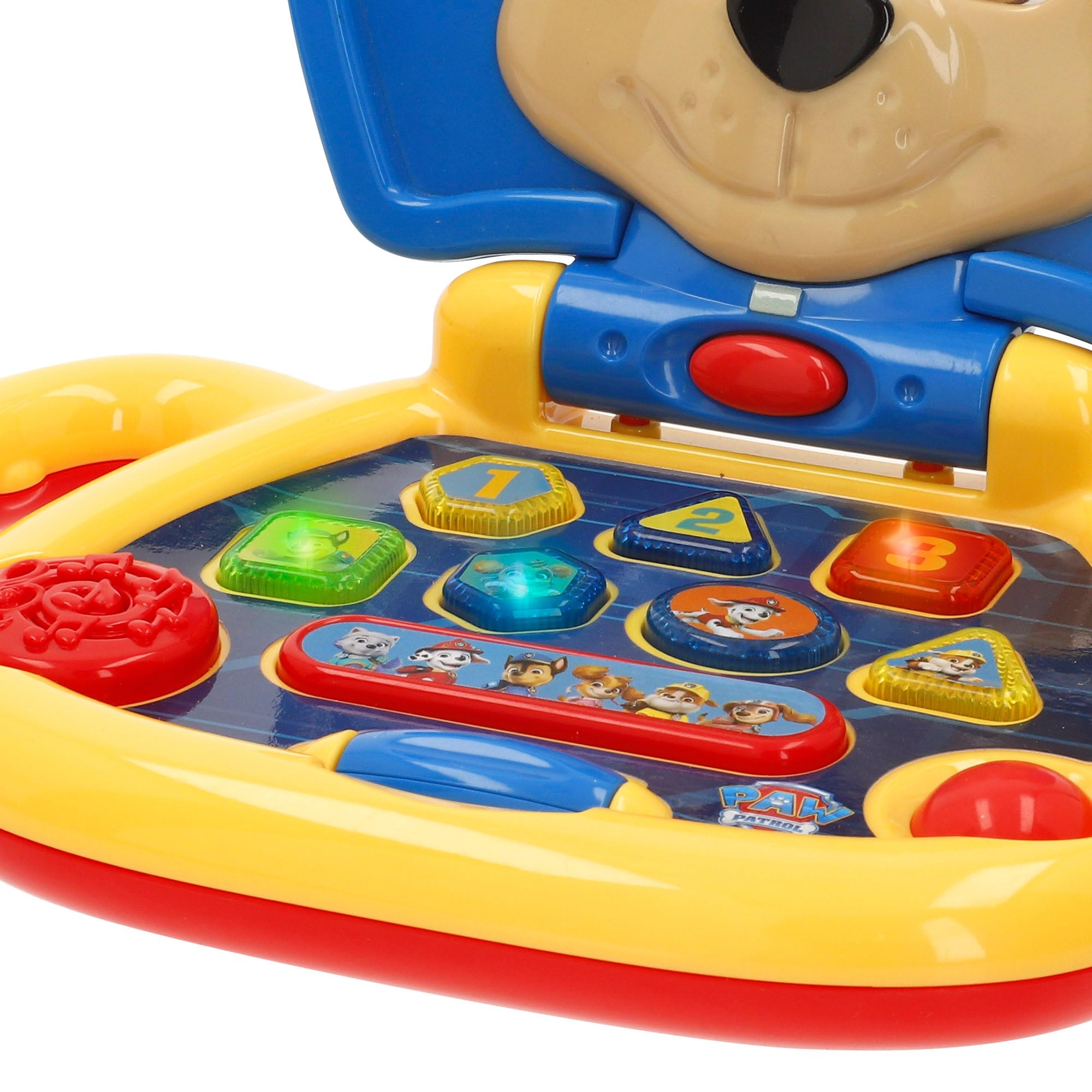 COLORBABY La Patrulla Canina Chase Mi Primer Ordenador con Botones dinámicos, Ordenador Interactivo, Asa Transporte integrada, Juguetes interactivos en inglés, Juegos para niños 6 Meses (39133 COLORBABY La Patrulla Canina Chase Mi Primer Ordenador con Botones dinámicos, Ordenador Interactivo, Asa Transporte integrada, Juguetes interactivos en inglés, Juegos para niños 6 Meses (39133