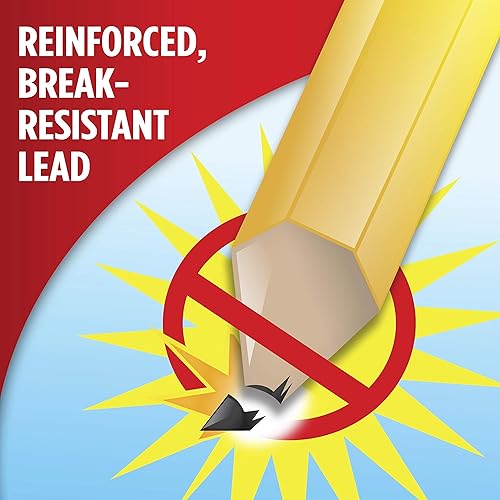 Vista 2 de Paper Mate Lápices EverStrong #2, plomo reforzado y resistente a la rotura al escribir, 72