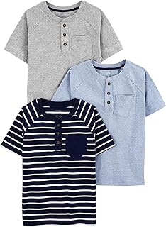 3-Pack Short-Sleeve tee Shirts Camiseta Bebé-Niños (Pack de 3)