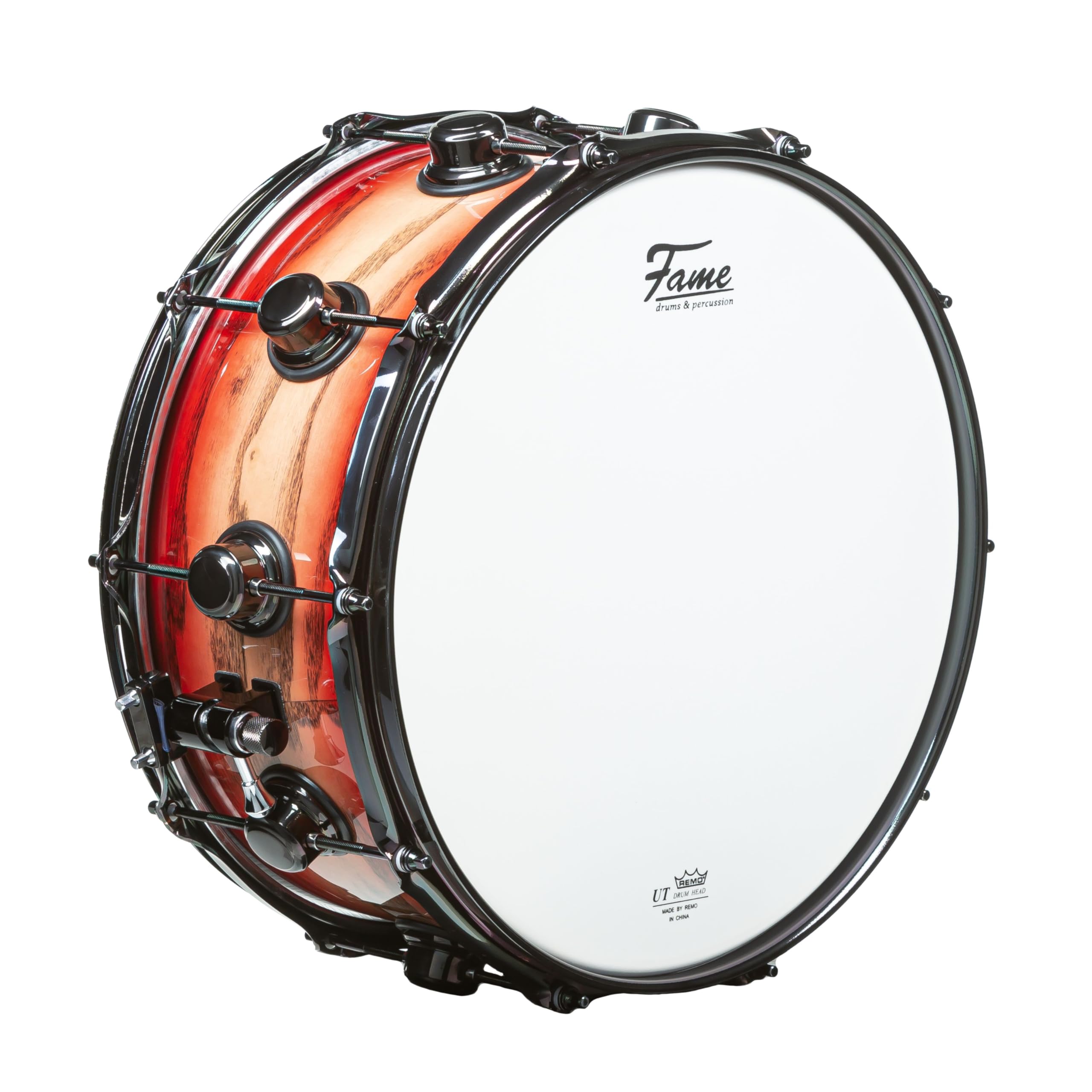 Fame Fortress Snare 14"x6,5" Red Burst - Caisse claire