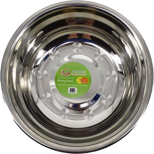 UNIWARE Cuenco de mezcla profunda de acero inoxidable (.75 QT)