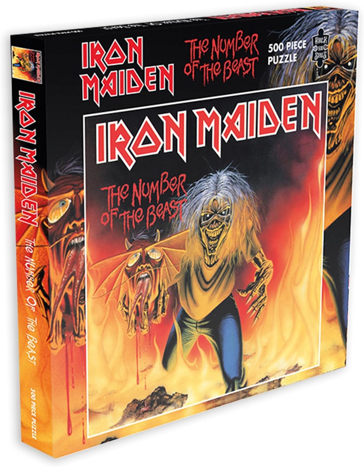 RockSaws - Iron Maiden Number of The Beast (Single) (500 Piece Jigsaw Puzzle)