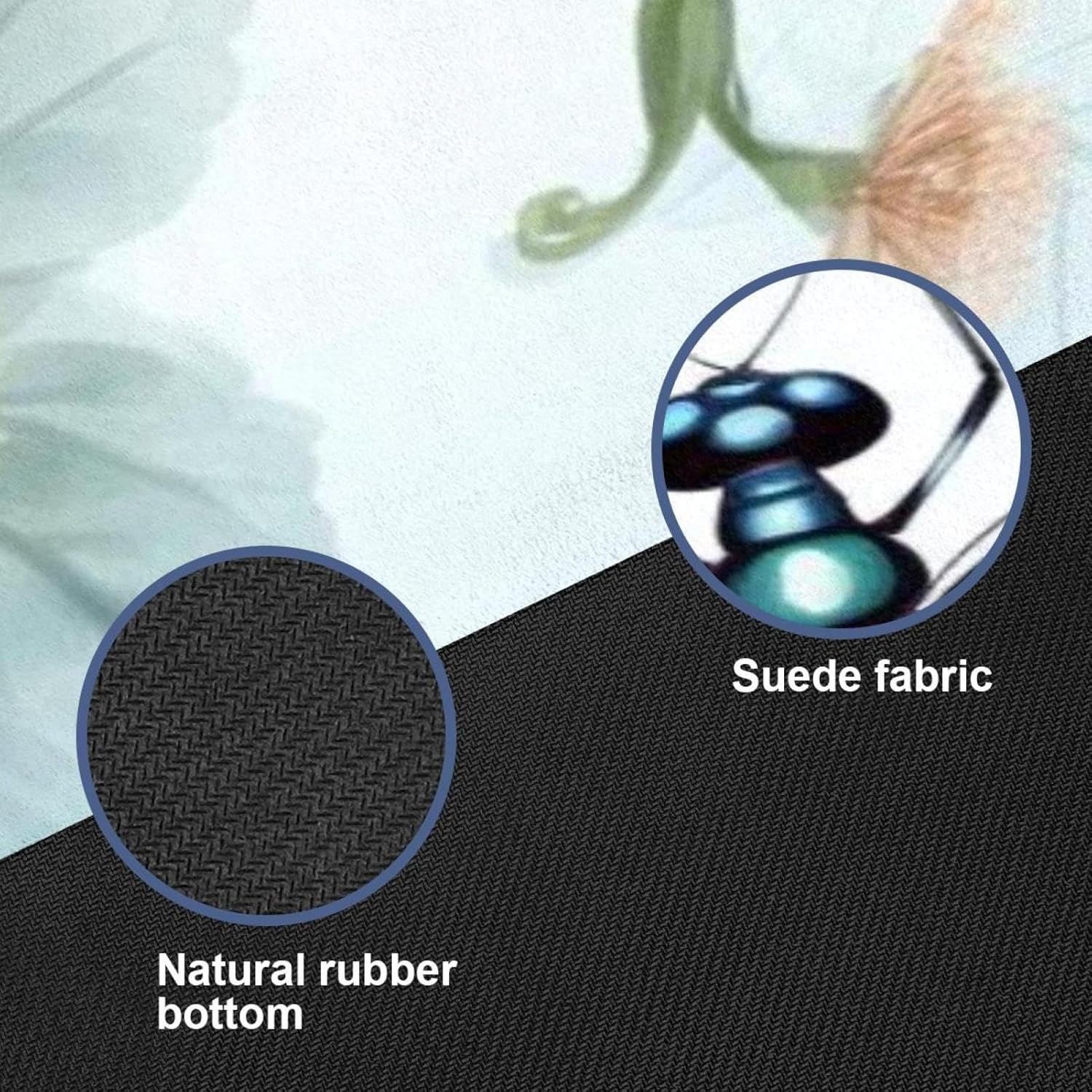 Yoga Towel, Dragonfly Pattern Non Slip Sweat Absorbent Hot Yoga Mat Towel for Hot Yoga, Pilates and Fitness - 72.8" x 26.8"