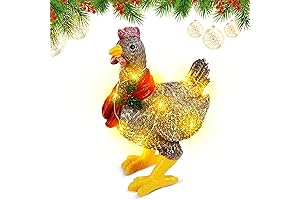 Outdoor Christmas Lights Chicken Christmas Decorations