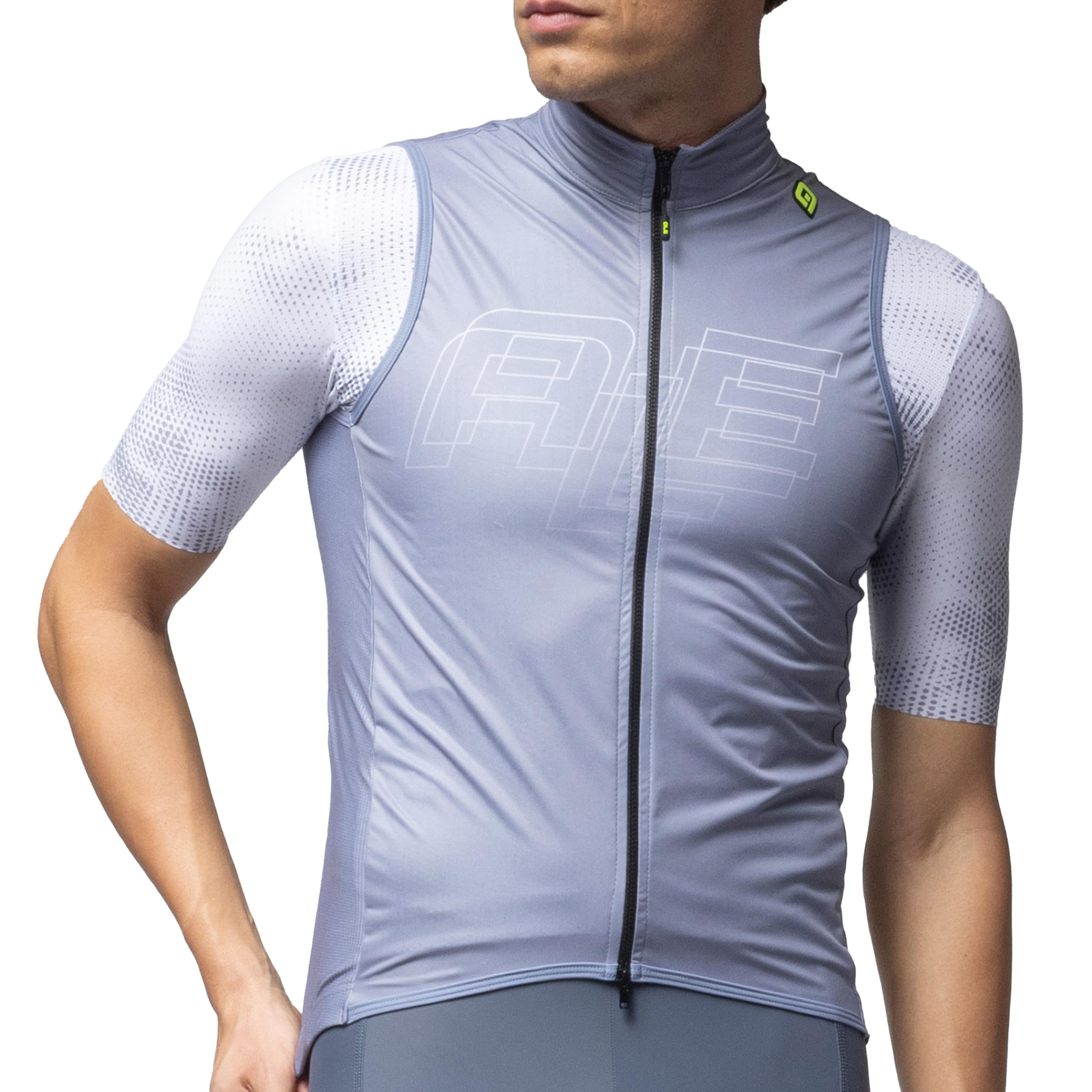Alé Cycling Men's PR.E Sauvage Gilet, Silver, XL