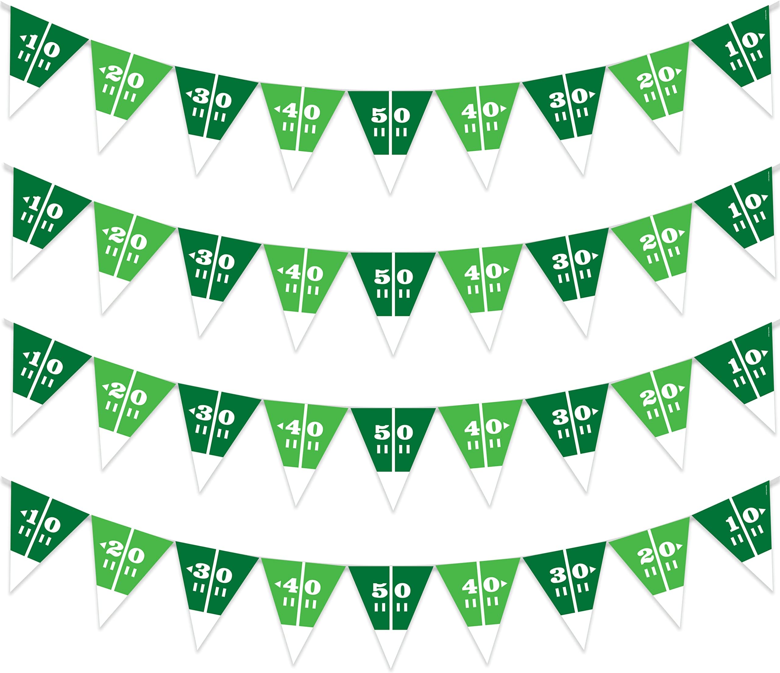 SURCIEL Football Pennant Banner Flags, Football Party