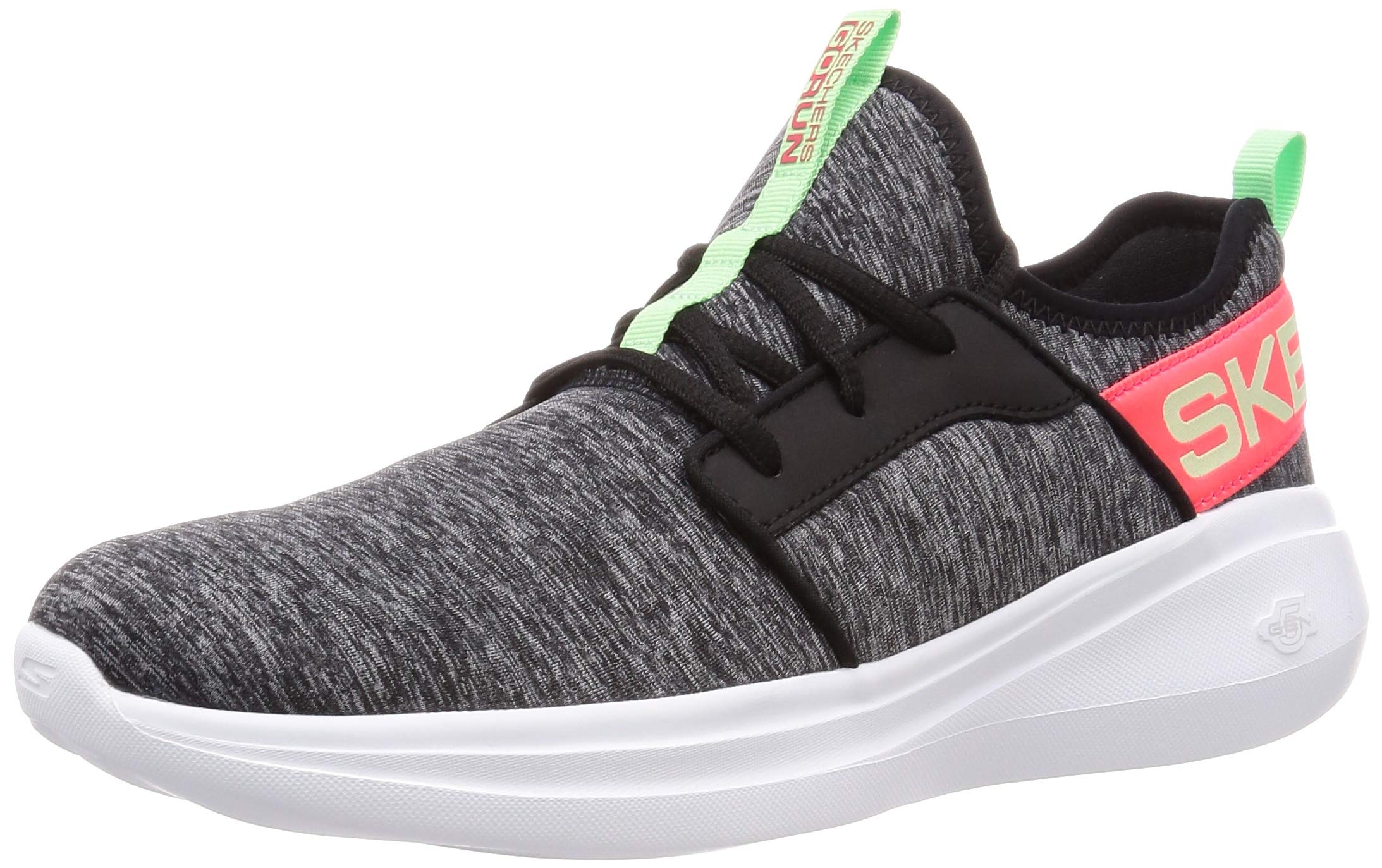Skechers womens GO RUN FAST - BLACK/MULTI Running Shoe - 4 UK (17617) (B07NW9S5W3) Amazon Price History, Amazon Price Tracker