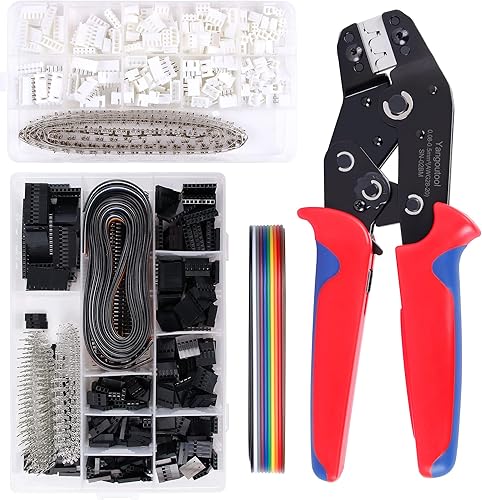 Miniatura 8 de Yangoutool Engarzadora JST AWG28-20 (0.08-0.5mm), compatible con XH 2.54, 3.96, PH2.0, PX, SM, SH, Molex, conectores Dupont Modelo SN02BM