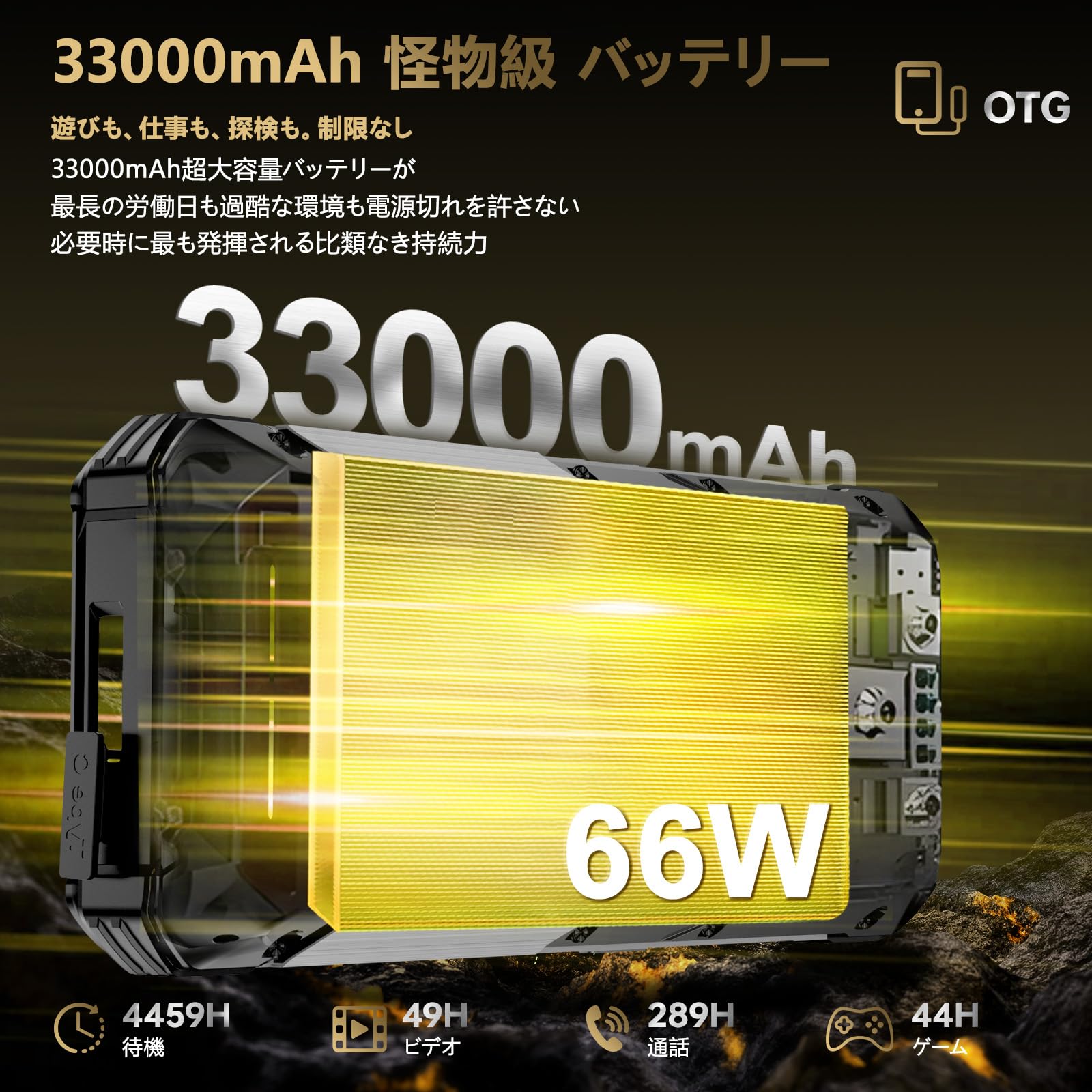 Amazon | 【5G】OUKITEL WP100 SIMフリー スマホ 本体 36GB +512GB