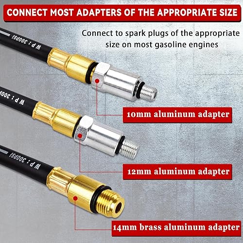 Miniatura 4 de Kit de probador de fugas de cilindro medidores de presión de motor automotriz TU-21
