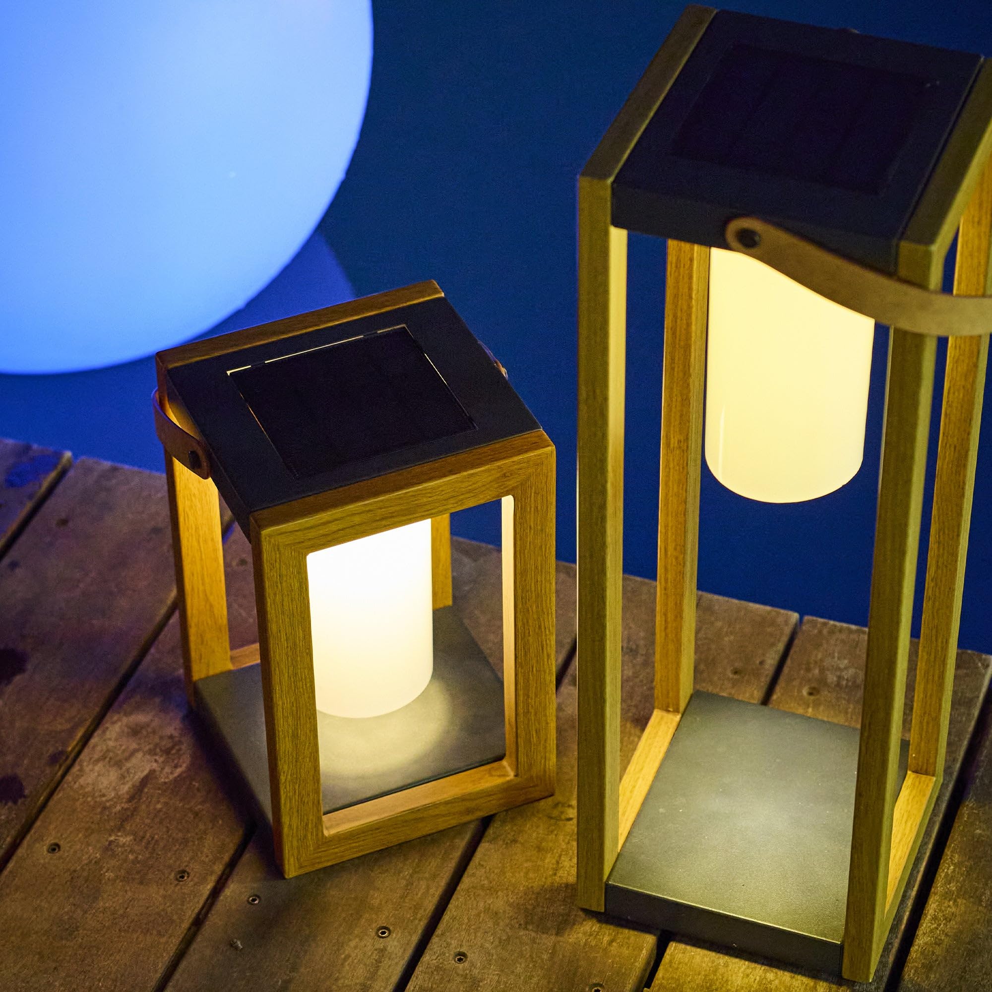 Lumisky Lanterna solare nomade LED bianco SERAPHINA TALL H58cm