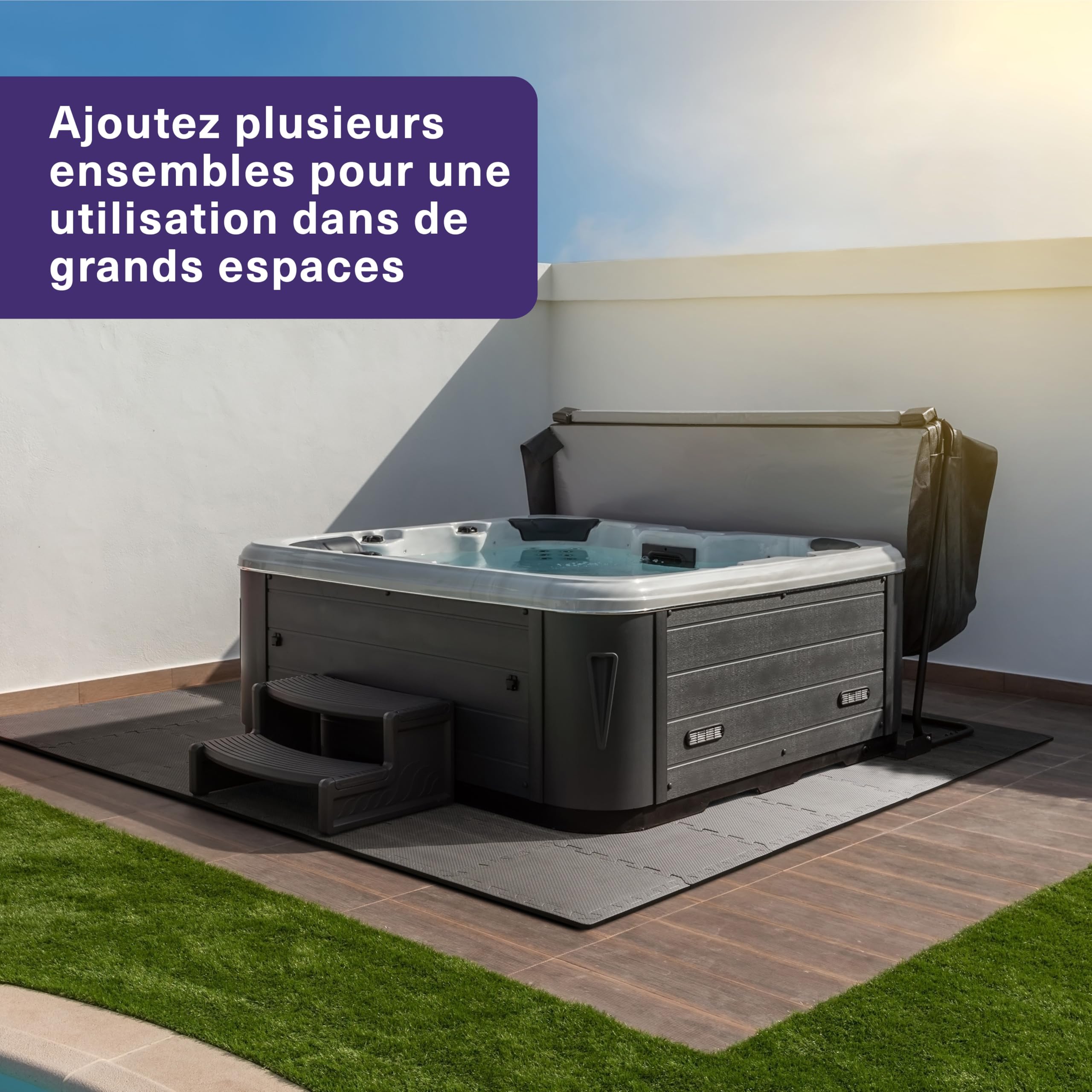 MATANA - Tapis Protecteurs de Sol en Mousse EVA, Tapis de Sol Imperméables Antidérapants pour Gym à Domicile, Piscine, Salle de Jeux pour Enfants