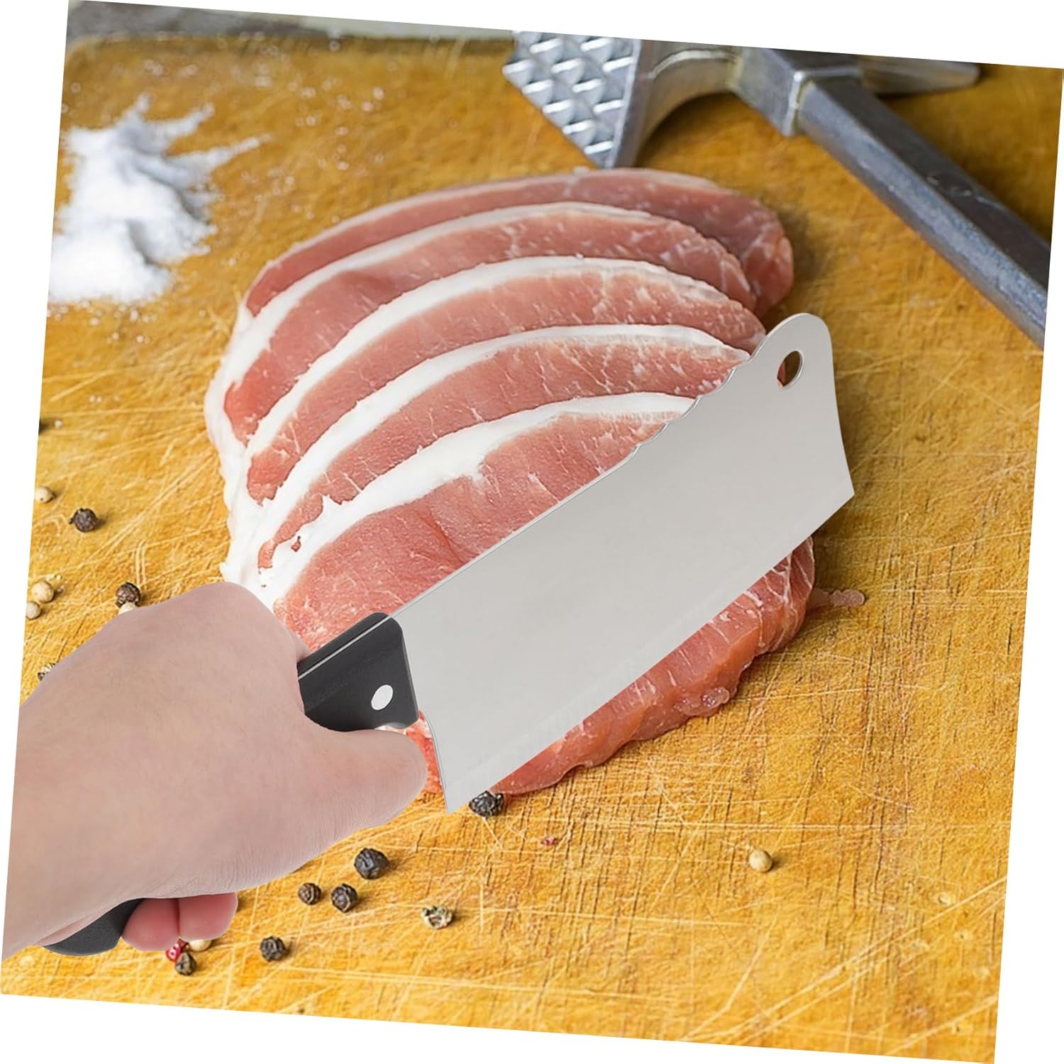 Professional Chef Knives Set Kitchen Knife Block Stainless Steel for Food Cutter Scissors Included