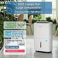 Vista 3 de Waykar 150 Pints 2025 Energy Star - Deshumidificador para espacios de hasta 7,000 pies cuadrados en salas grandes comerciales e industriales
