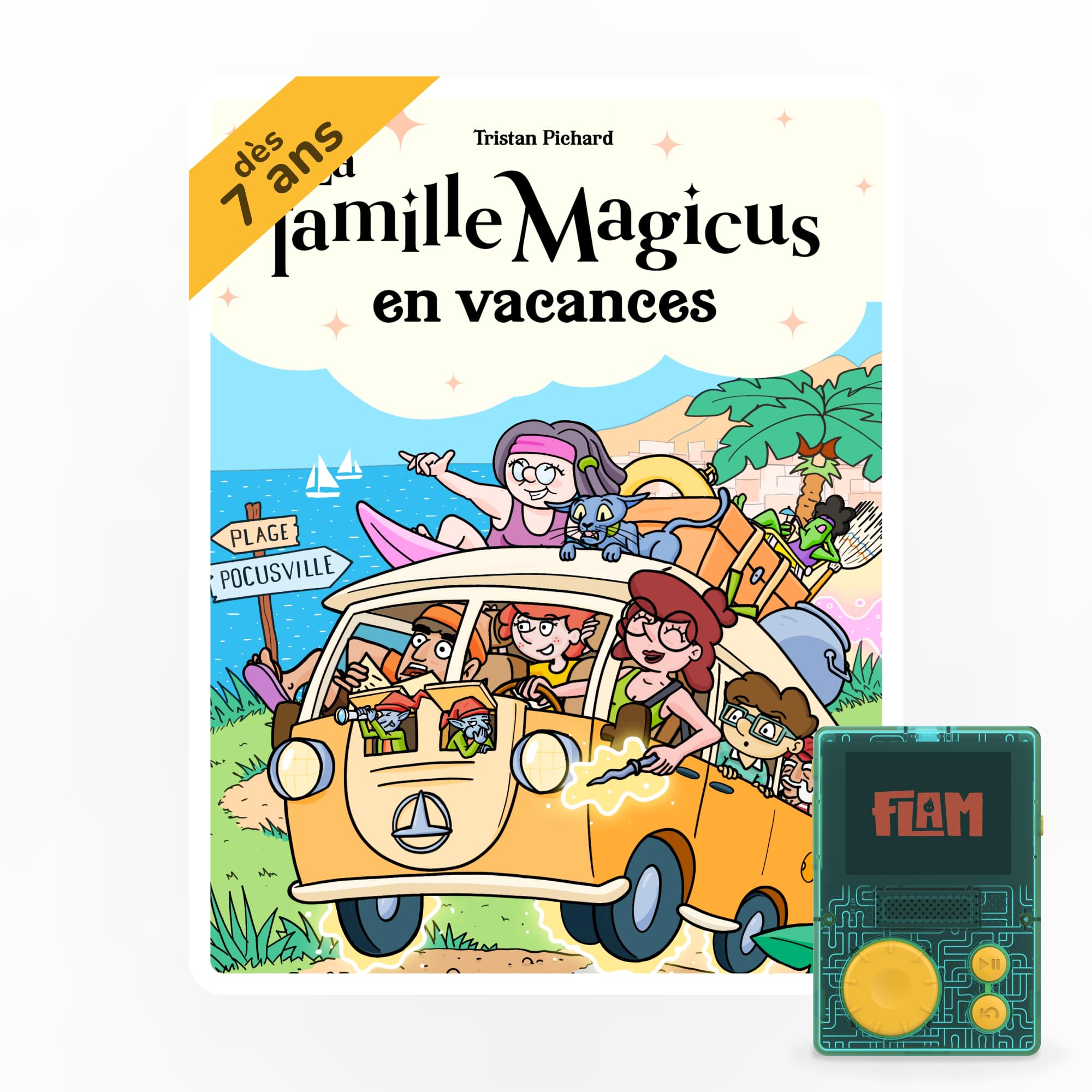 LIVRES AUDIO FLAM (7+) - LA FAMILLE MAGICUS PART EN VACANCES