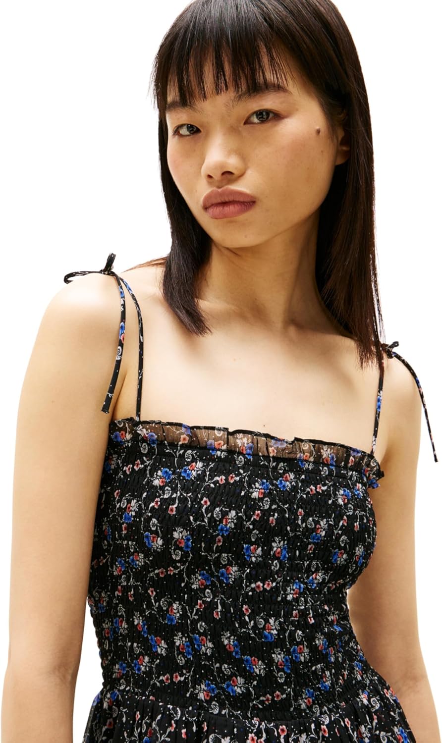 Tommy Jeans Womens Maxi Sundress with Floral Print - Image 2