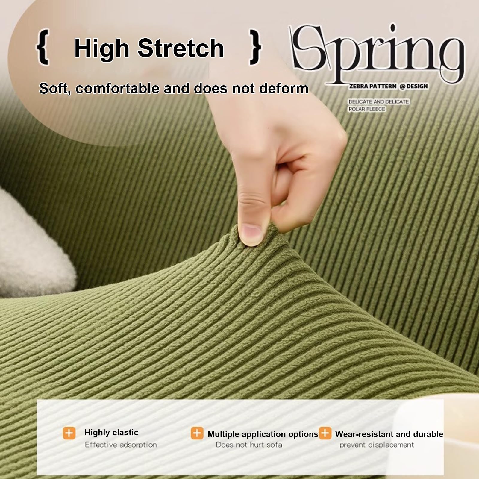 Wasserdichter Stretch-Sofabezug, rutschfester Cord-Möbelschutz für Wohnzimmer, Hunde- und Katzenfreundlich (dunkelgrau, passend für 235 - 300 cm)