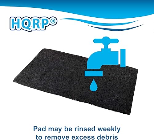 Miniatura 6 de HQRP Corte para adaptarse a la almohadilla de filtro de carbón activado de 18 x 10 pulgadas para acuarios, terrarios, sistemas hidropónicos y